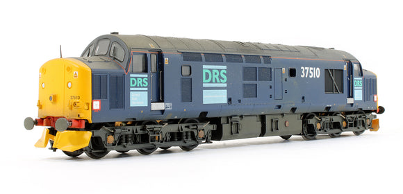 Pre-Owned Class 37510 DRS Diesel Locomotive (Weathered) (DCC Fitted)