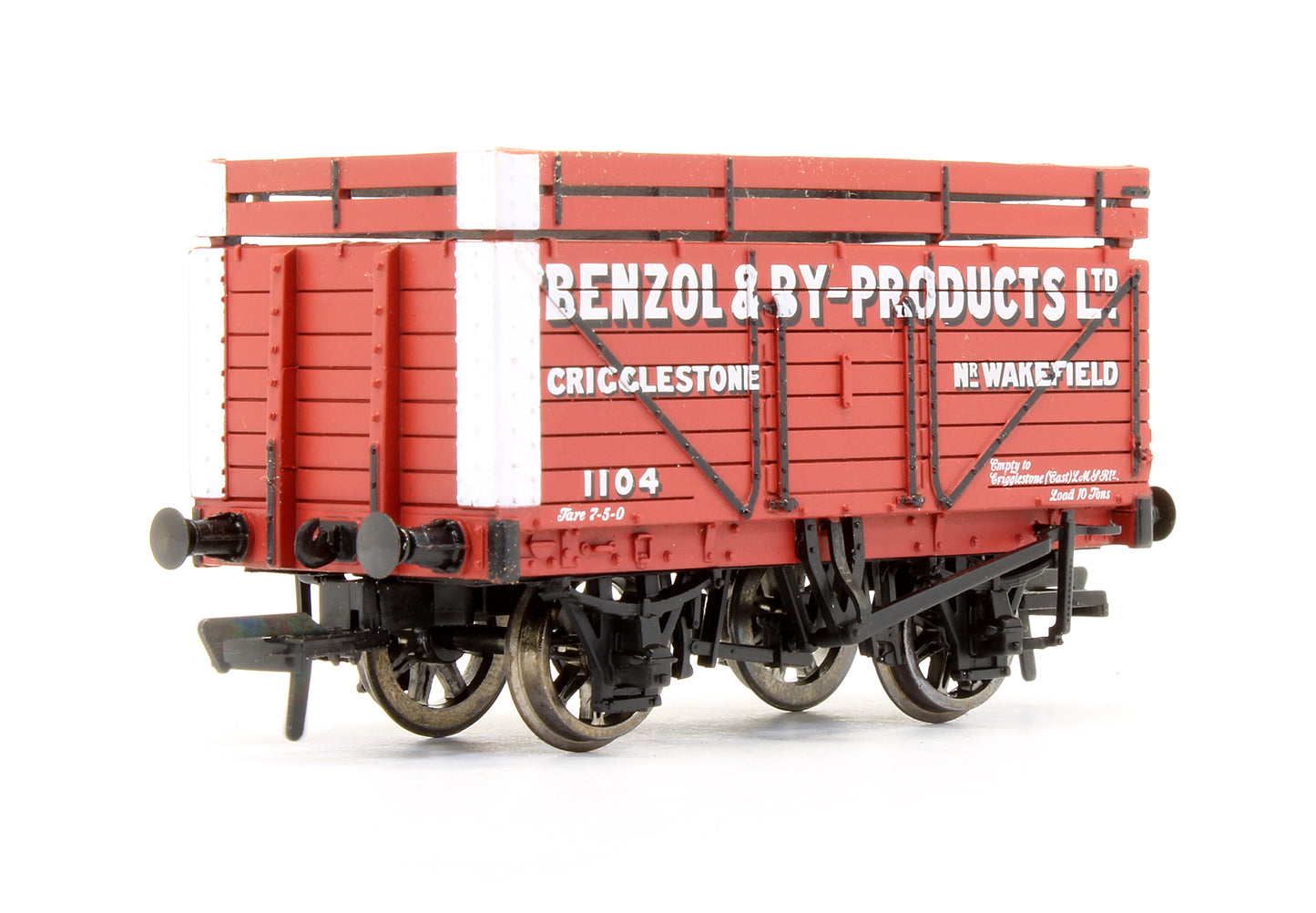 Pre-Owned 7 Plank Wagon With Coke Rail 'Benzol & By Products Ltd'