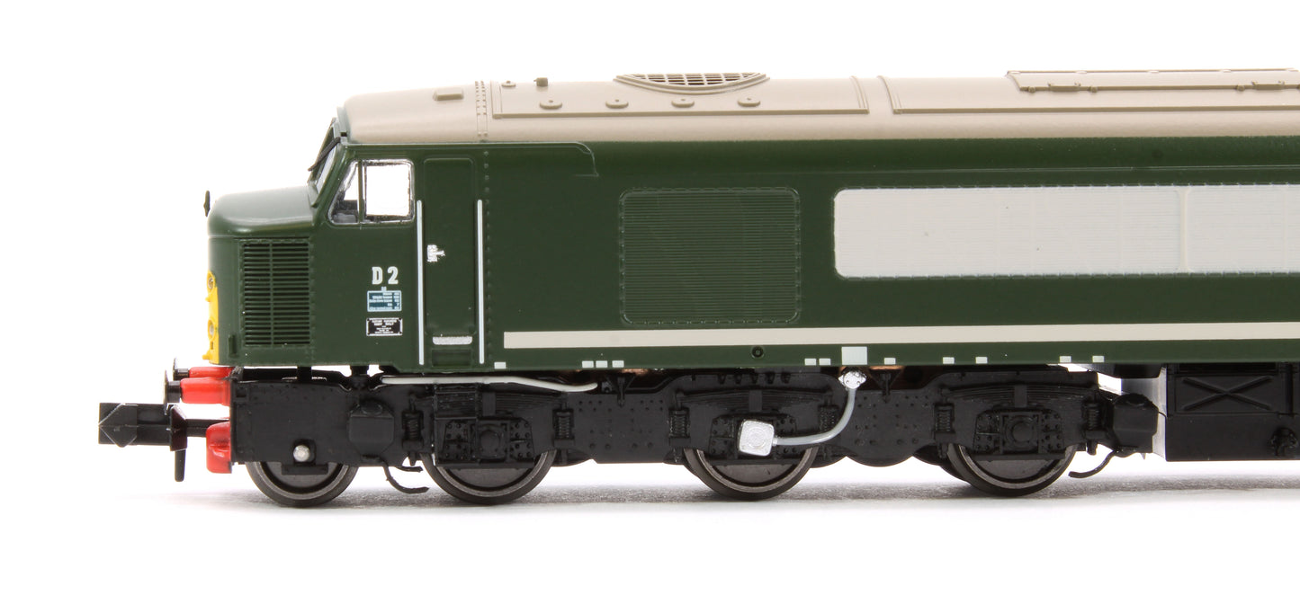 Class 44 D2 "Helvellyn" BR Green With Small Yellow Panel Diesel Locomotive (DCC Sound)