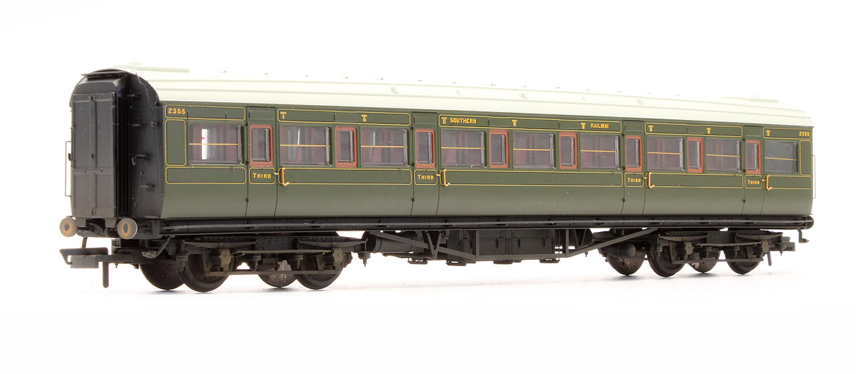 Pre-Owned SR Maunsell Corridor 3rd Class Coach '2355' - Custom Weathered