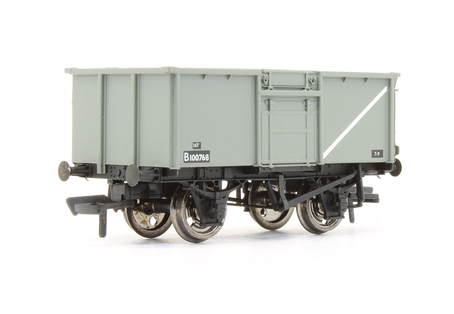 Pre-Owned 37-375 16T Pressed End Door Steel Mineral Wagon BR Grey 'B100768'