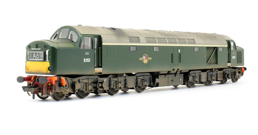 Pre-Owned Class 40 D352 BR Green Small Yellow Panel Diesel Locomotive - Renumbered & Custom Weathered