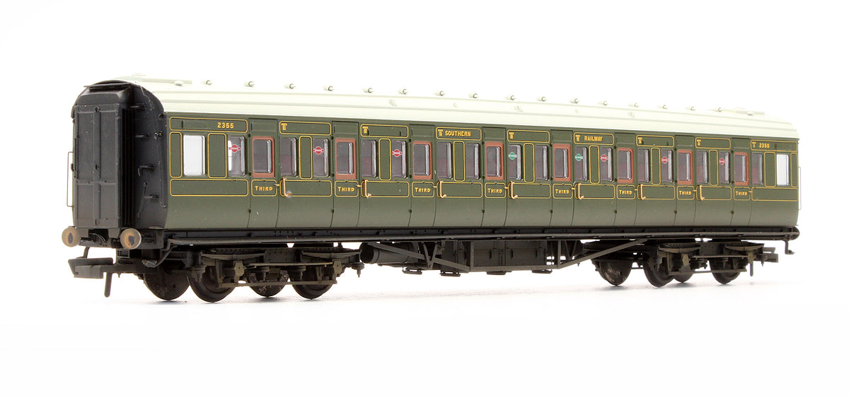 Pre-Owned SR Maunsell Corridor 3rd Class Coach '2355' - Custom Weathered