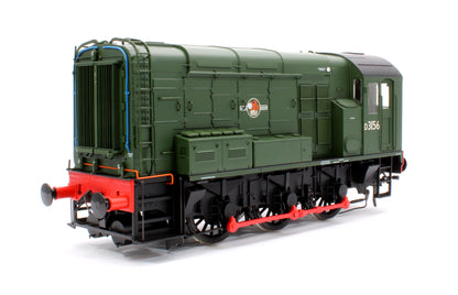 Class 08 D3156 BR Green Late Crest No Warning Panels Diesel Shunter Locomotive - DCC Fitted