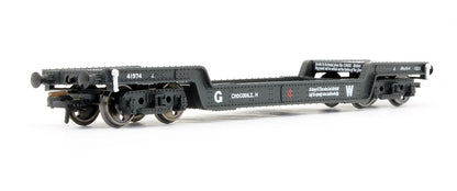 Pre-Owned 33-900E Bogie Well Wagon GWR Dark Grey