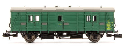Pre-Owned Maunsell Coach BR Brake Van SR Green 766