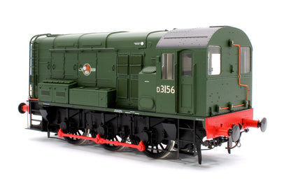 Class 08 D3156 BR Green Late Crest No Warning Panels Diesel Shunter Locomotive