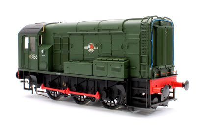 Class 08 D3156 BR Green Late Crest No Warning Panels Diesel Shunter Locomotive - DCC Fitted