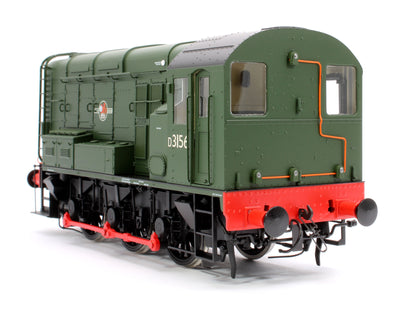 Class 08 D3156 BR Green Late Crest No Warning Panels Diesel Shunter Locomotive