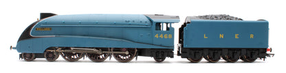 RailRoad A4 Class 4-6-2 4468 ‘Mallard’ LNER Garter Blue Steam Locomotive