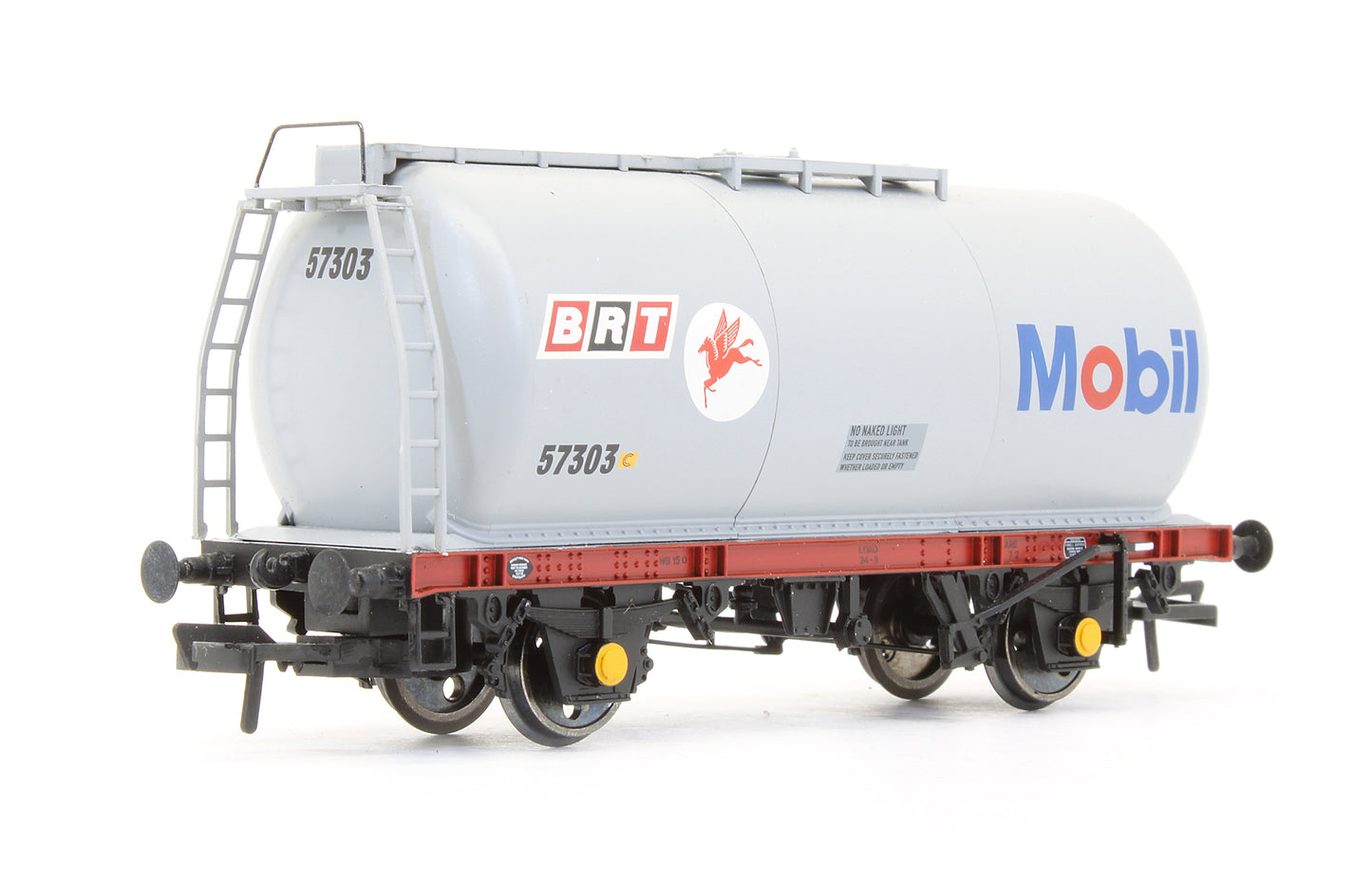 Pre-Owned 37-583A TTA Tank Wagon 'Mobil' Grey '57303'