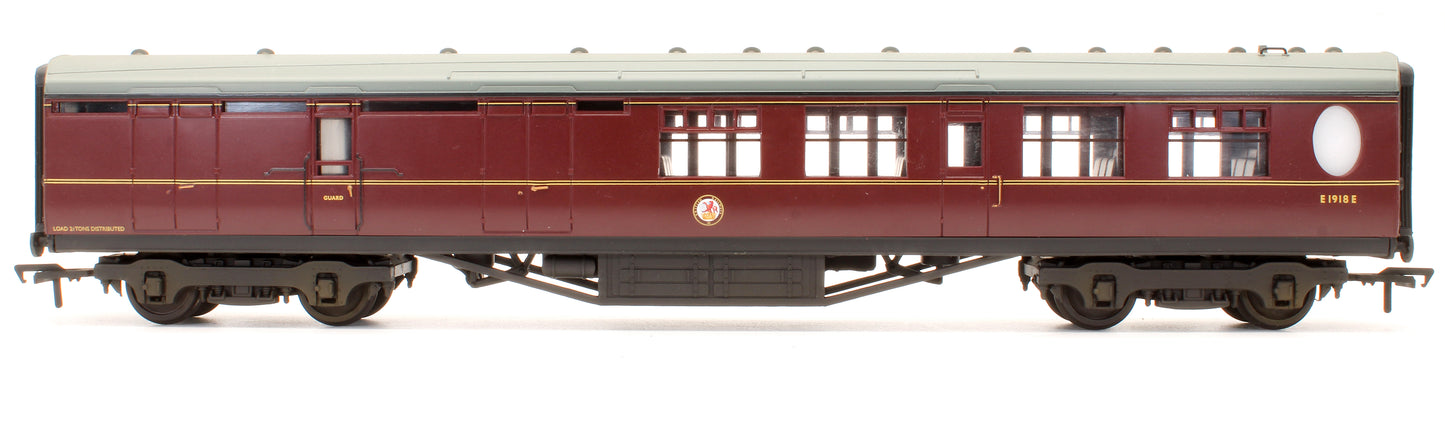 Pre-Owned Thompson BSK Coach Brake Second Corridor BR Maroon No.E1918E