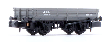 3 Plank Wagon 'London Transport' Grey No.B.W.260