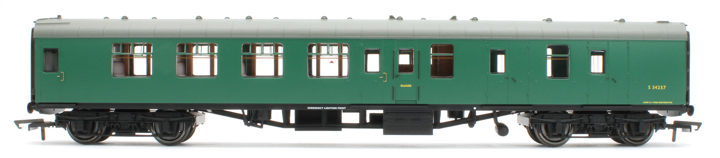 R40516 Mark 1 BSK Brake Second Corridor BR Green S34257