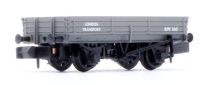 3 Plank Wagon 'London Transport' Grey No.B.W.260