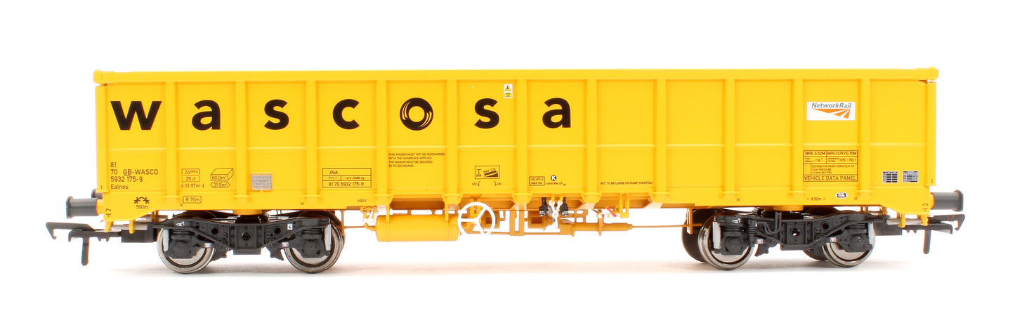 Pre-Owned JNA Box Wagon Wascosa/Network Rail Yellow No. 8170 5932 175-9