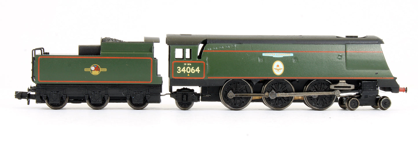 Pre-Owned Battle Of Britain 34064 'Fighter Command' BR Green Late Crest Steam Locomotive