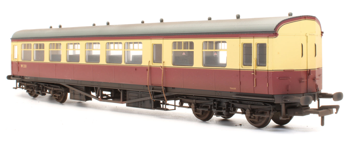 39-575 Pre-Owned BR Auto Trailer Crimson & Cream W231 - Custom Weathered