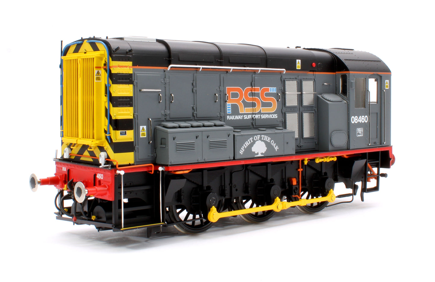 Class 08 08460 Railway Support Services (RSS) Spirit of the Oak Diesel Shunter Locomotive - DCC Fitted