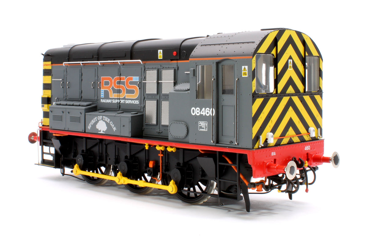 Pre-Owned Class 08 08460 Railway Support Services (RSS) Spirit of the Oak Diesel Shunter Locomotive