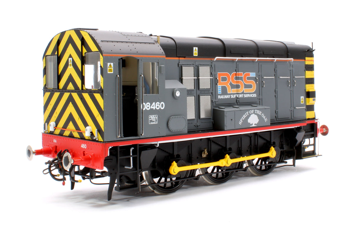 Pre-Owned Class 08 08460 Railway Support Services (RSS) Spirit of the Oak Diesel Shunter Locomotive
