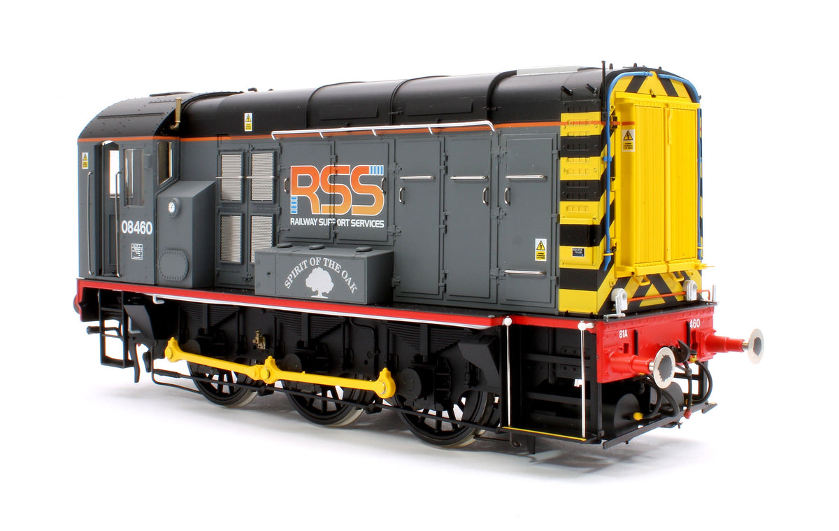 Pre-Owned Class 08 08460 Railway Support Services (RSS) Spirit of the Oak Diesel Shunter Locomotive