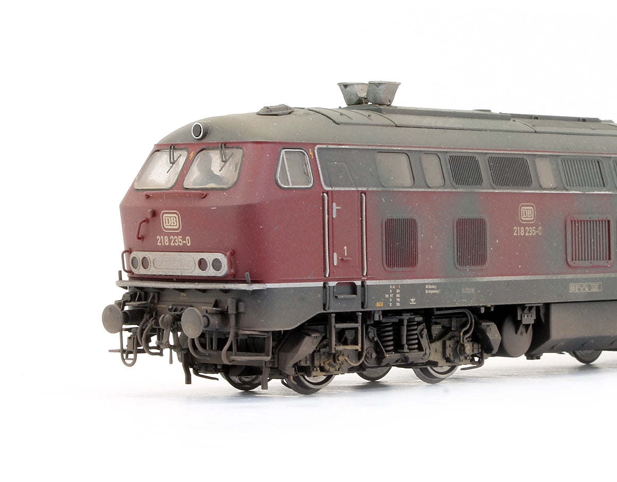 Pre-Owned DB BR 218 235-0 Diesel Locomotive - DCC Sound - Custom Weathered