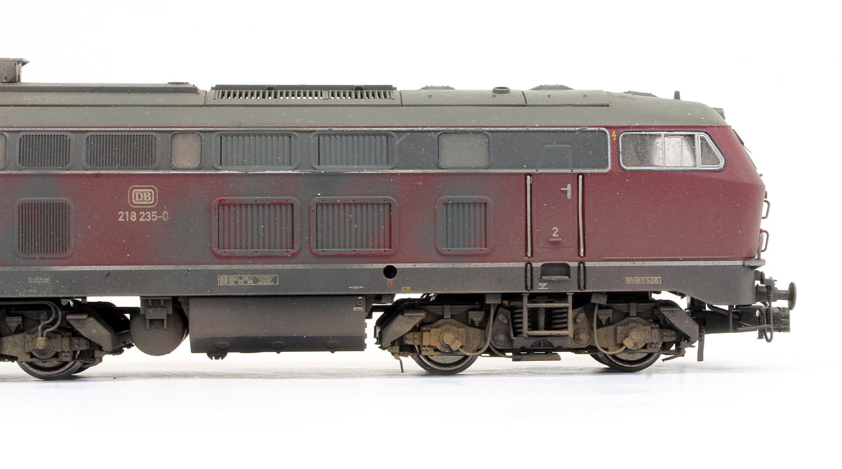 Pre-Owned DB BR 218 235-0 Diesel Locomotive - DCC Sound - Custom Weathered