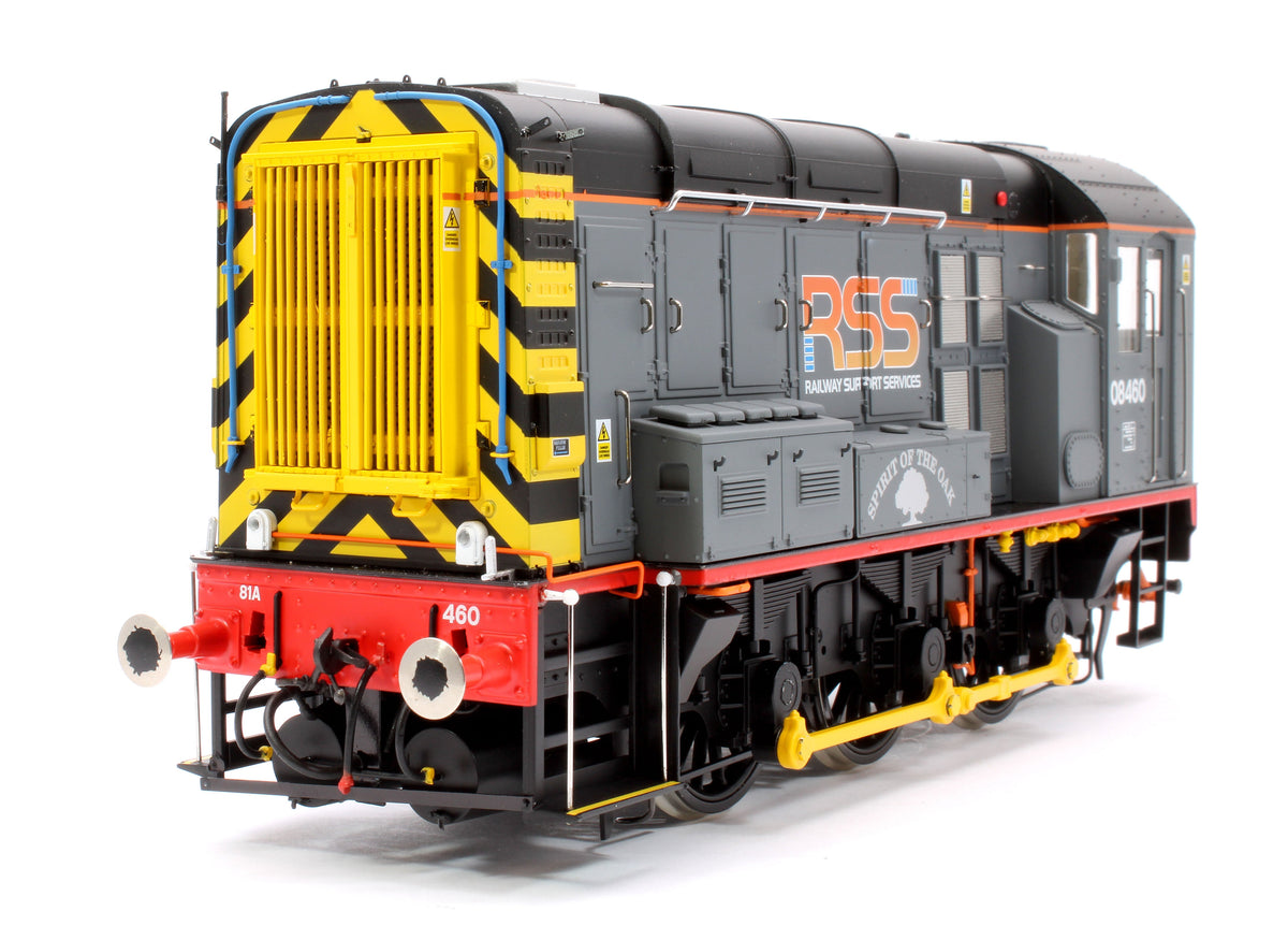 Pre-Owned Class 08 08460 Railway Support Services (RSS) Spirit of the Oak Diesel Shunter Locomotive