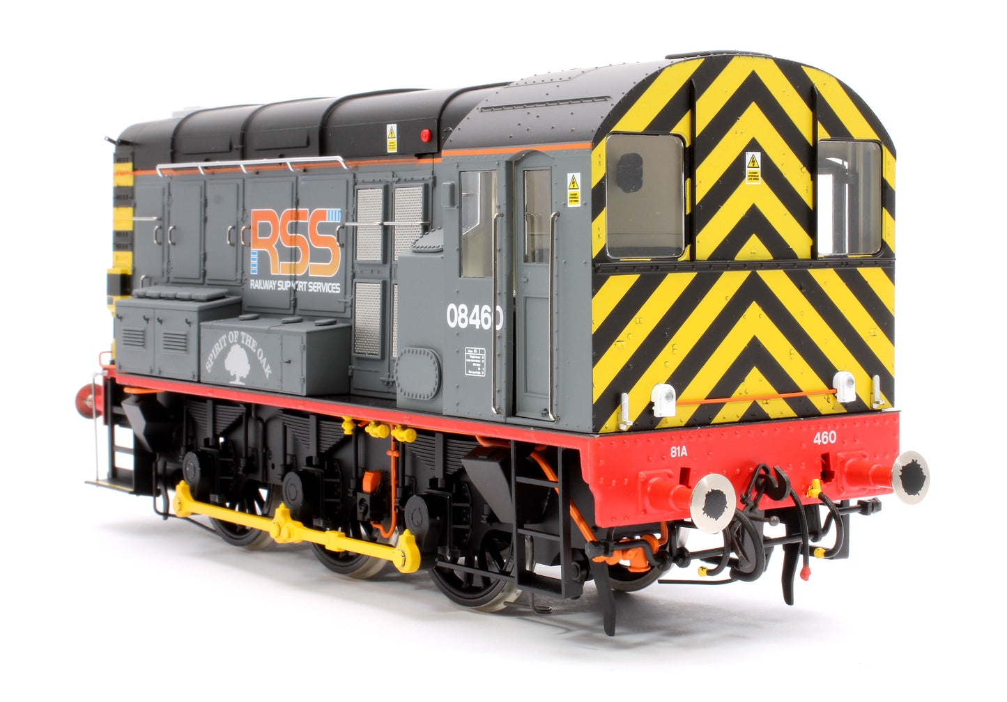 Class 08 08460 Railway Support Services (RSS) Spirit of the Oak Diesel Shunter Locomotive - DCC Fitted