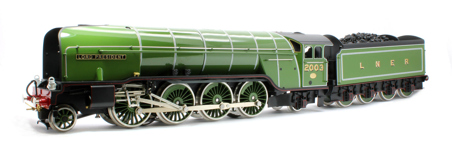 E/36-A1-LP P2 Class Non-Streamlined "Lord President" 2-8-2 LNER Lined Apple Green No. 2003 Steam Locomotive