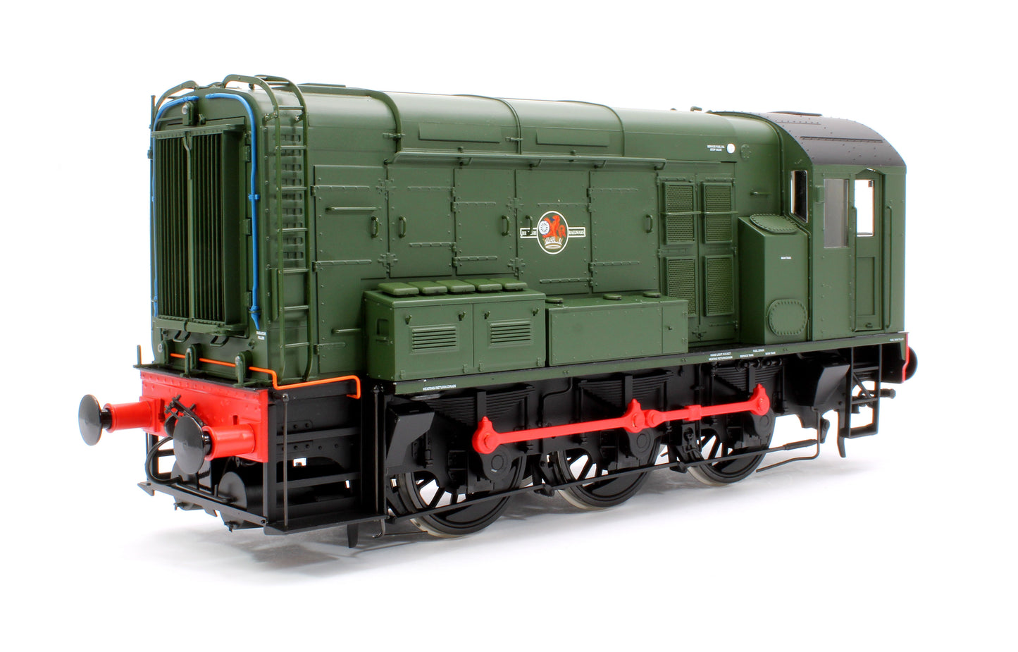 Class 08 BR Green Late Crest No Warning Panels Unnumbered Diesel Shunter Locomotive