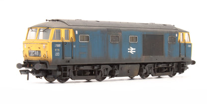 Pre-Owned Class 35 BR 'Hymek' Blue FYE D7001 Diesel Locomotive - Custom Weathered
