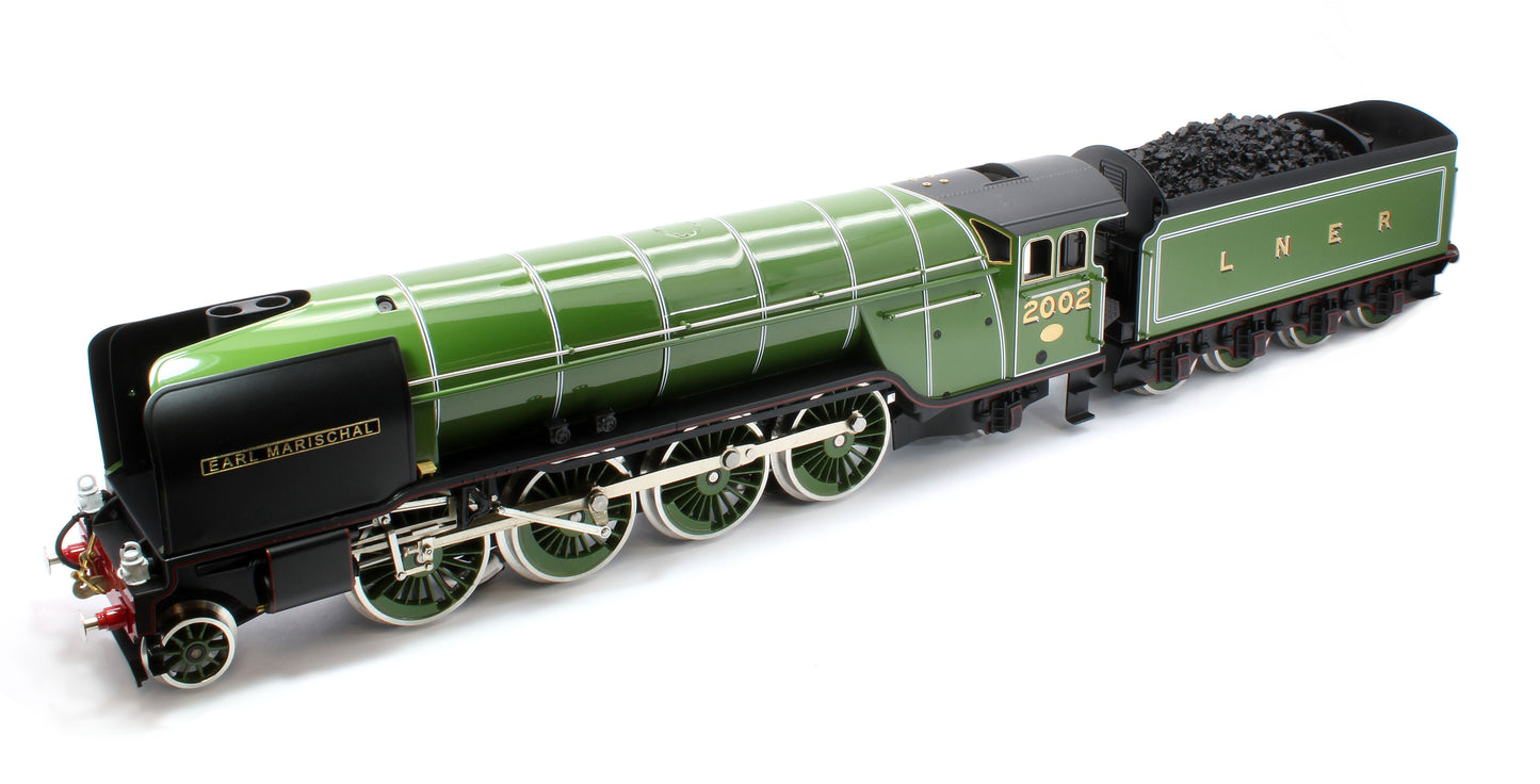 E/36-A1-EM P2 Class Non-Streamlined "Earl Marischal" 2-8-2 LNER Lined Apple Green No. 2002 Steam Locomotive