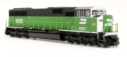 Pre-Owned EMD SD60M 3 Window Cab Diesel Locomotive Birlington Northern - Road #9203 - DCC Sound