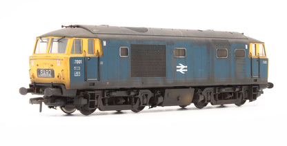 Pre-Owned Class 35 BR 'Hymek' Blue FYE D7001 Diesel Locomotive - Custom Weathered