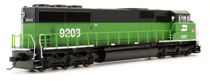Pre-Owned EMD SD60M 3 Window Cab Diesel Locomotive Birlington Northern - Road #9203 - DCC Sound