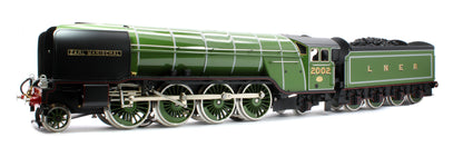 E/36-A1-EM P2 Class Non-Streamlined "Earl Marischal" 2-8-2 LNER Lined Apple Green No. 2002 Steam Locomotive