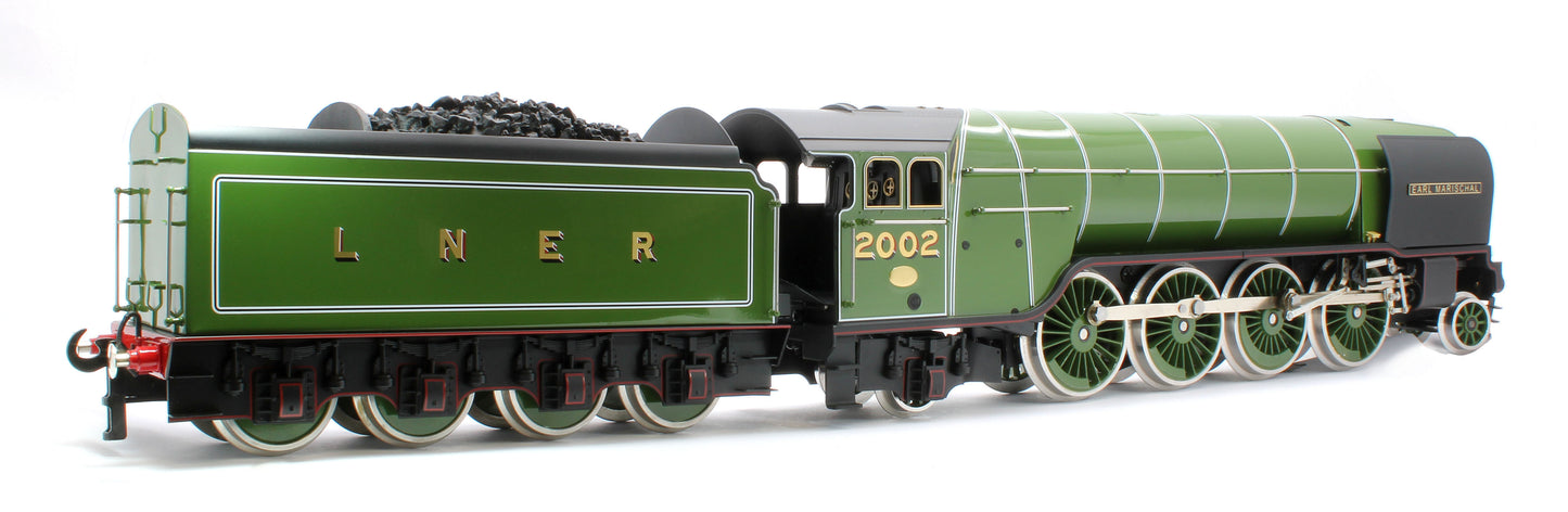 E/36-A1-EM P2 Class Non-Streamlined "Earl Marischal" 2-8-2 LNER Lined Apple Green No. 2002 Steam Locomotive