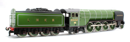 E/36-A1-EM P2 Class Non-Streamlined "Earl Marischal" 2-8-2 LNER Lined Apple Green No. 2002 Steam Locomotive