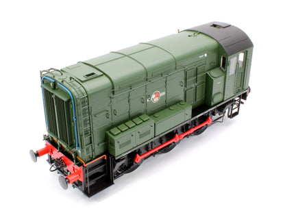 Class 08 BR Green Late Crest No Warning Panels Unnumbered Diesel Shunter Locomotive