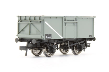 Pre-Owned 37-225 16 Ton Steel Mineral Wagon BR Grey With Top Flap Doors 'B100071'