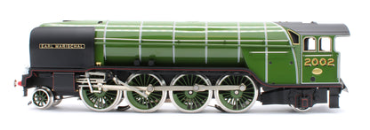 E/36-A1-EM P2 Class Non-Streamlined "Earl Marischal" 2-8-2 LNER Lined Apple Green No. 2002 Steam Locomotive