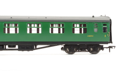 Pre-Owned 63ft Bulleid Corridor Composite Coach BR (SR) Green S5874S