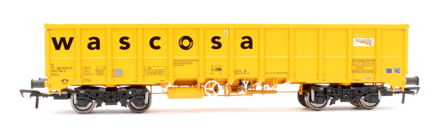 Pre-Owned JNA Box Wagon Wascosa/Network Rail Yellow No. 8170 5932 158-5