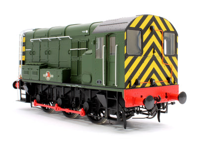 Class 08 BR Green Late Crest With Wasp Stripes Diesel Shunter Locomotive - Unnumbered