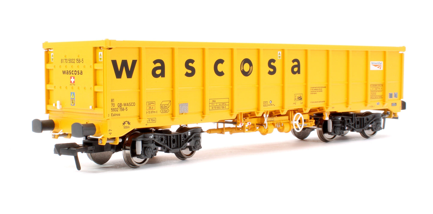 Pre-Owned JNA Box Wagon Wascosa/Network Rail Yellow No. 8170 5932 158-5