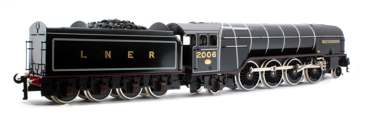 E/36-A2-WB P2 Class Non-Streamlined "Wolf of Badenoch" 2-8-2 Gloss Lined Black No. 2006 Steam Locomotive