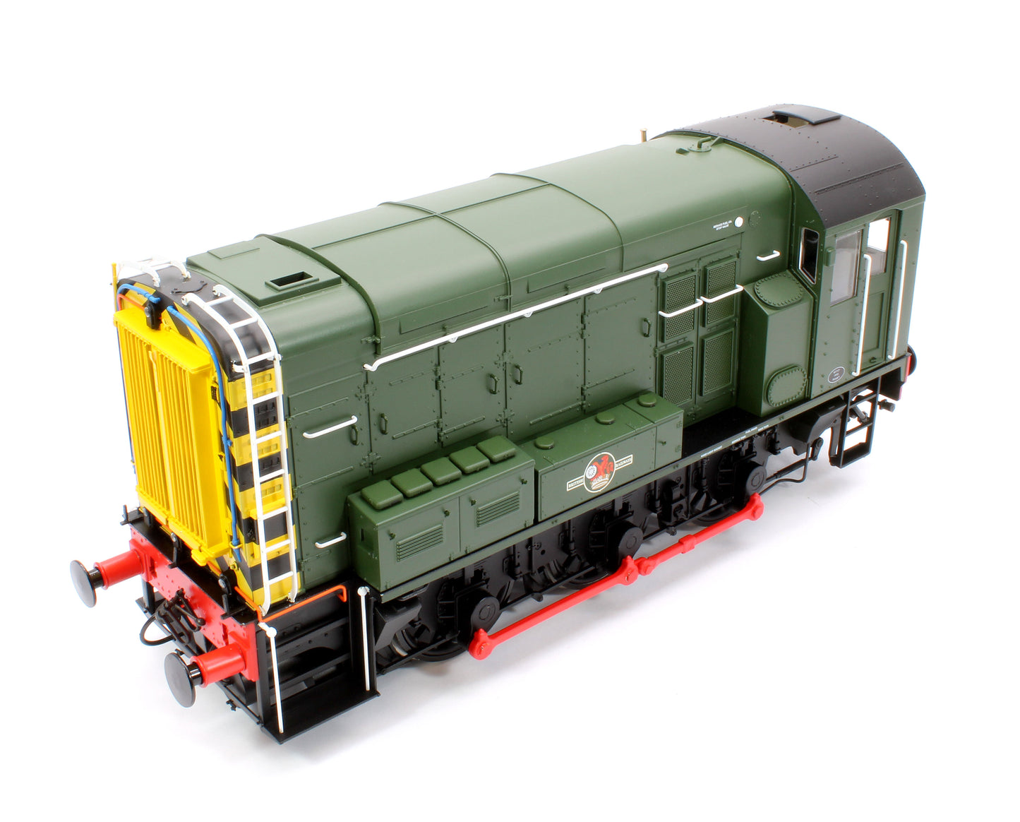 Class 08 BR Green Late Crest With Wasp Stripes Diesel Shunter Locomotive - Unnumbered