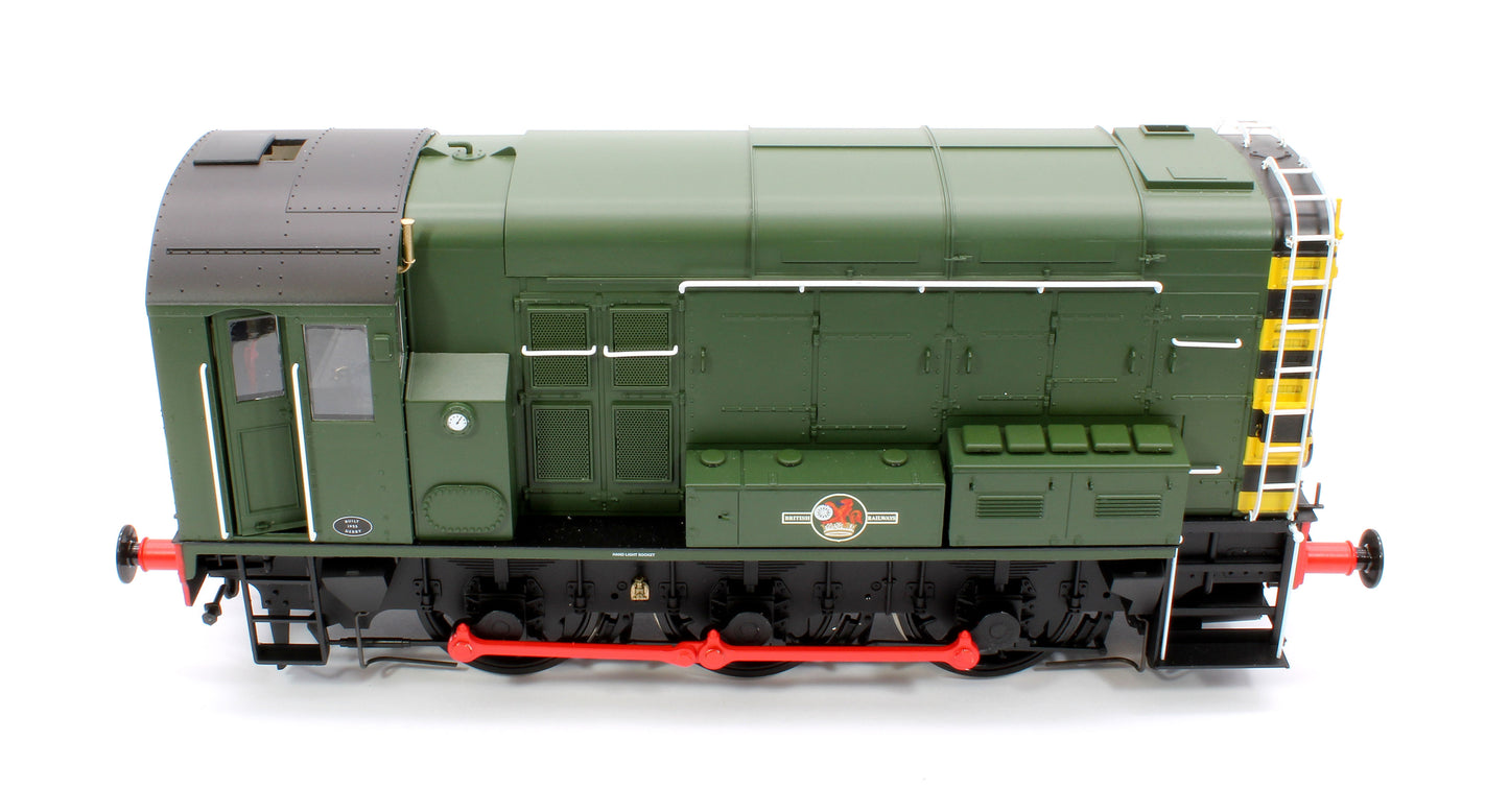 Class 08 BR Green Late Crest With Wasp Stripes Diesel Shunter Locomotive - Unnumbered